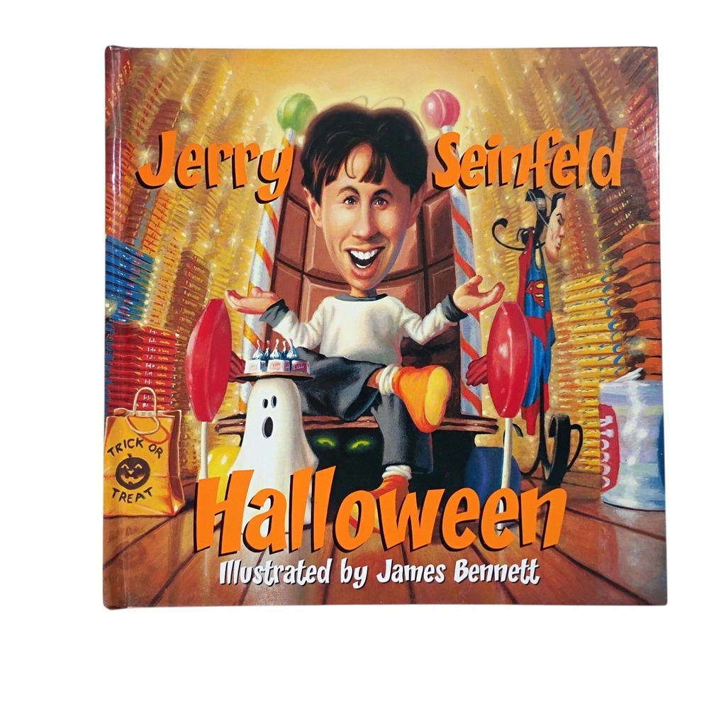 Jerry Seinfeld Halloween Hardcover First Edition 2002 James Bennett Illustrated